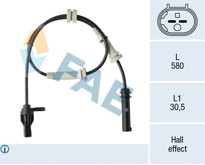 FAE ABS SENSÖRÜ ÖN F20 F30 SAĞ SOL (34526791224)
