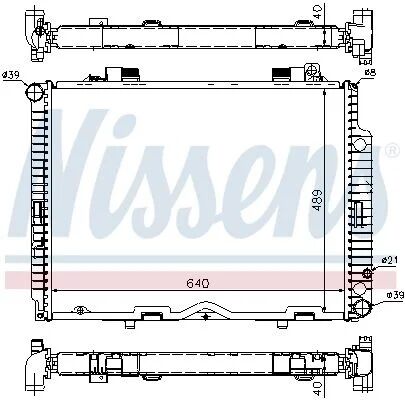 NISSENS RADYATÖR 210  E 250 TD (A2105006303)