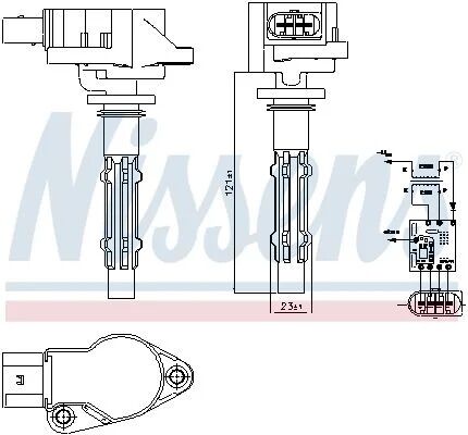 NISSENS ATEŞLEME BOBİNİ W272/W203/W204/W211/W212 (966485)