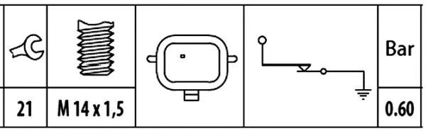 HELLA YAĞ MÜŞÜRÜ 607/622/626 DCI K9K (A6079051400)