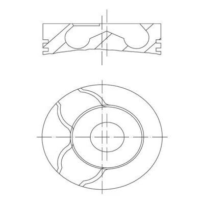 MAHLE PİSTON.602 LA 89,50 mm SPR. TURBO (A6020301017)