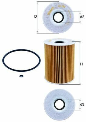 Mahle Knecht Yağ Filtresi M629 (A6291800109)