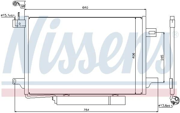 NISSENS KLİMA RADYATÖRÜ W169/W245 (A1695000354)