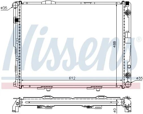 NISSENS RADYATÖR W124 (A1245003203)