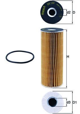 Mahle Knecht Yağ Filtresi M111 M104 (A1041800109)