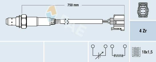 Fae Lambda Sensörü W172 W204 W207 W212 Cgı (A0065422218)