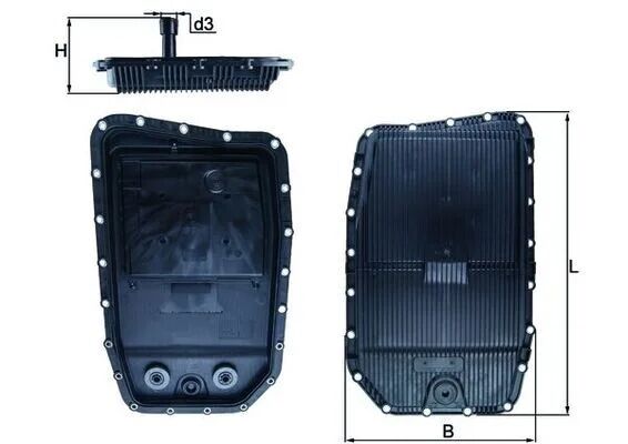 MAHLE KNECHT OTOMATIK ŞANZIMAN KARTERI E90 E91 E92 E93 F01 F02 F03 F04 E70 E64 (24117571227)