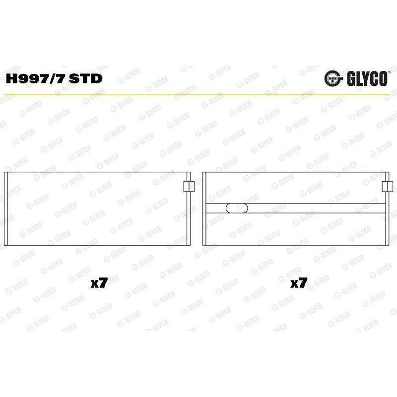 GLYCO YATAK 103 ANA  STD (104) (A6010300540)
