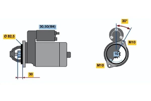 Bosch Mars Motoru (0001219009)