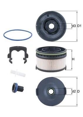MAHLE KNECHT YAKIT FILTRESI (A6540920000)