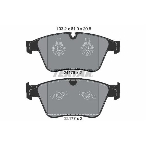 TEXTAR FREN BALATASI ML 164 ÖN AMG 4 MATIC / 251 AMG (0004206204)