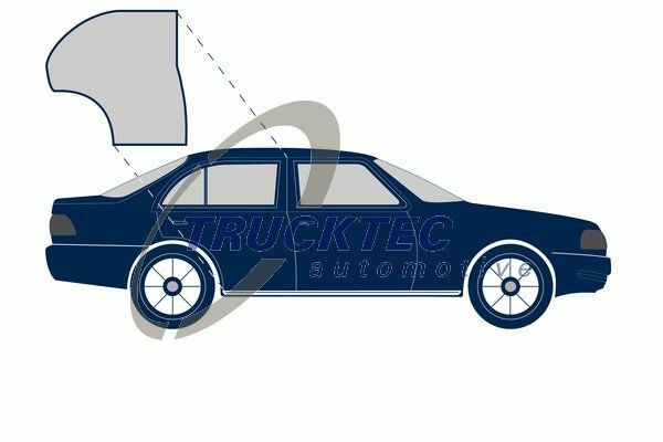 Trucktec Kapı Lastiği Arka Sağ W116 (A1167300278)