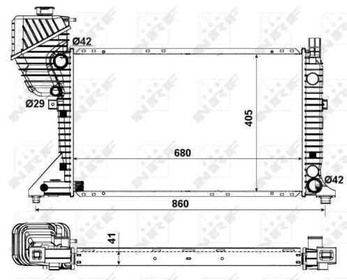 NRF SU RADYATÖRÜ 901/902/903/904 (A9015003500)