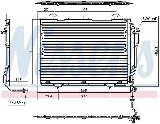 NISSENS KLİMA RADYATÖRÜ 202 DIESEL (A2028301070)