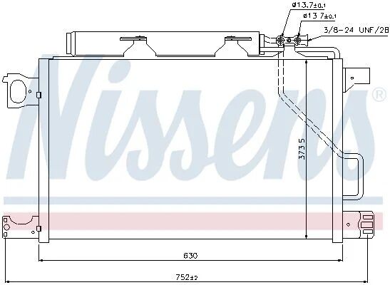 NISSENS KLİMA RADYATÖRÜ 203 (A2035002154)