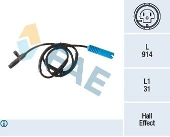 FAE ABS SENSÖRÜ ARKA R50 52 53 (34526756385)