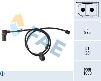 Fae Abs Sensörü Arka W210 Sol (A2105400617)