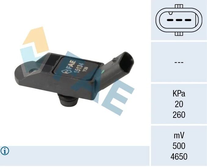 FAE BASINÇ SENSÖRÜ R56 R57 R58 R59 R60 F20 30 N13 M43 M52 M54 (13627599907)