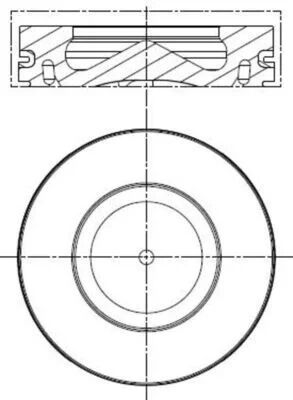 MAHLE MOTOR PISTON N47 84.50 E60 E90 EURO 4 (11257810828)