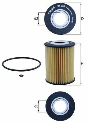 Mahle Knecht Yağ Filtresi M642 (A6421800009)