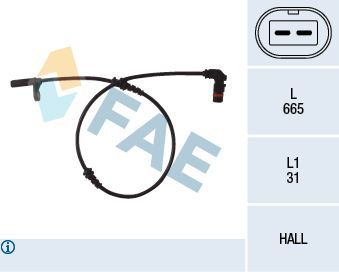Fae Abs Sensörü Ön W204 Sağ Sol (A2045400117)