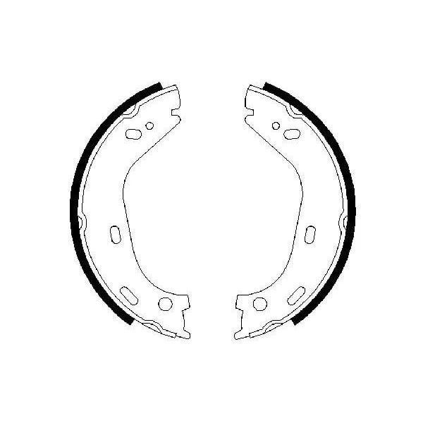 BOSCH EL FREN BALATASI  123/126  ( YAYSIZ ) (A1264200120)