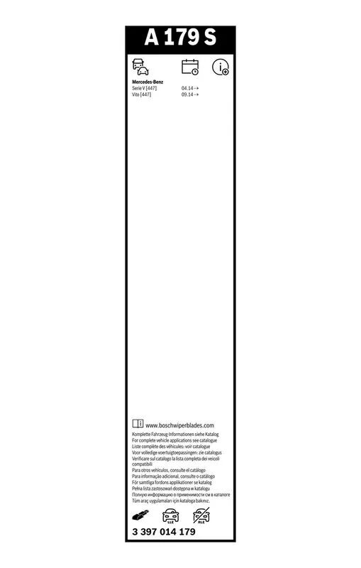 BOSCH SİLECEK  TAKIM FLAT 447 VITO 2014> (A4478205400)