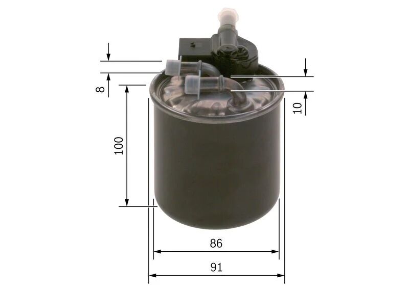 BOSCH YAKIT FİLİTRESİ 642 (A6420906352)
