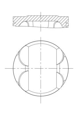 MAHLE MOTOR PISTON M52 80.50 (11251437146)