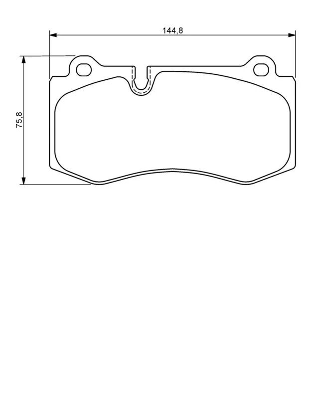 BOSCH FREN BALATASI 221 / 211 ÖN  ( E420 ) (A0044208020)