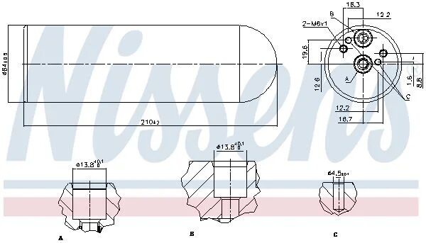 NISSENS KLİMA TÜPÜ W220 (95231)