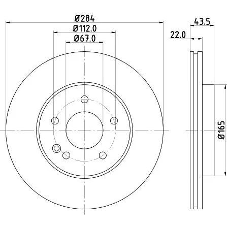 BREMBO FREN DİSKİ ÖN W202 (A2024210912)