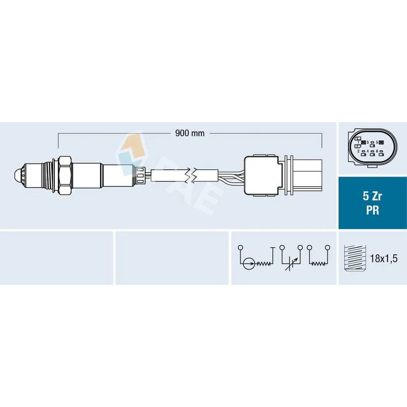 FAE SENSÖR LAMBDA 204/212 271 KOMPRESÖR (A0045428618)