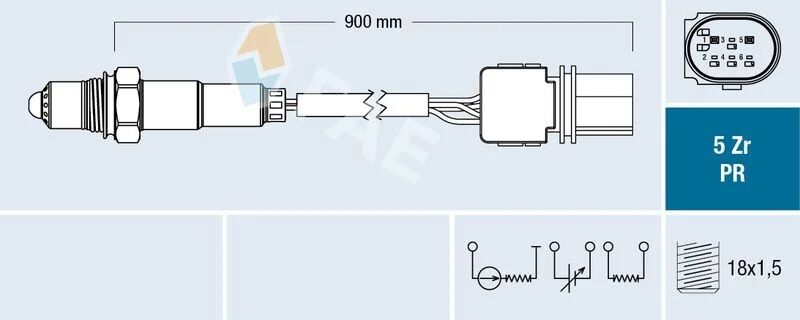 FAE SENSÖR LAMBDA 204/212 271 KOMPRESÖR (A0045428618)