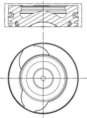MAHLE PİSTON.607 76.00 MM 110 HP EURO5 (021PI00128000)