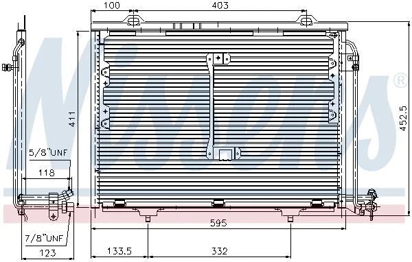 NISSENS KLİMA RADYATÖRÜ W202 (A2028300870)