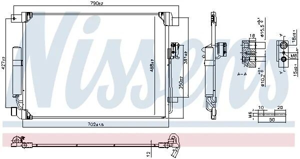 NISSENS KLİMA RADYATÖRÜ W470 (A4705003200)