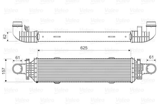 VALEO INTERCOOL RADYATÖRÜ W204-212 M274 (818631)