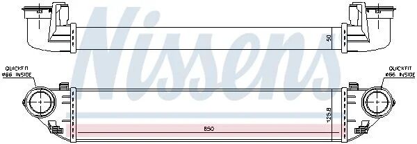 NISSENS TURBO RADYATÖRÜ W171/W203/W209 (A2035000600)