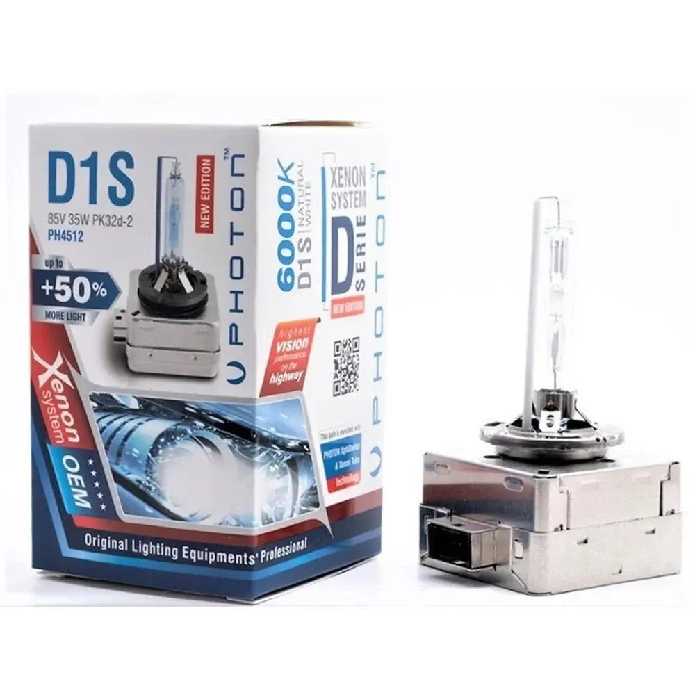 PHOTON AMPUL XENON D1S 6000K+%50 MORE VİSİON OEM (PH4512)