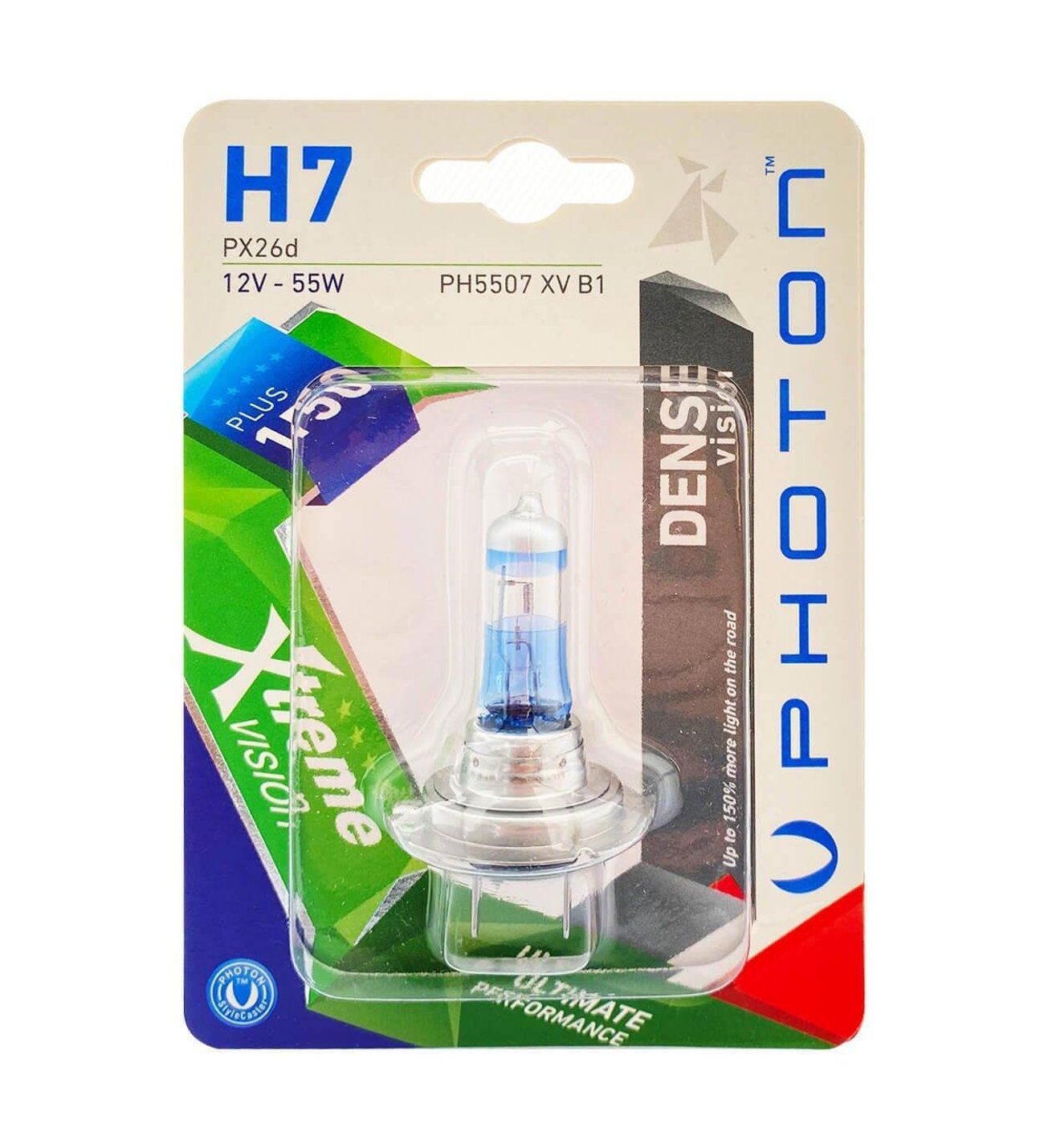 PHOTON AMPUL H7 XTREME VİSİON+%150 FAZLA IŞIK (PH5507 XV B1)