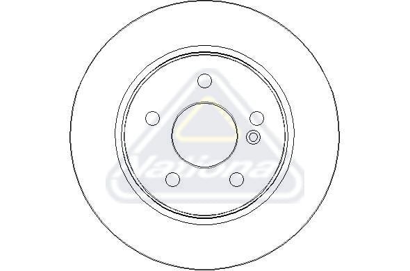 HELLA PAGID ARKA FREN DİSKİ. W204. C180-200. 2007-14. (A2044230512)