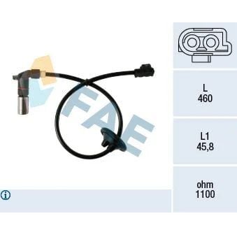 FAE SENSÖR ABS 202 ARKA  SAĞ/SOL (A2025402617)