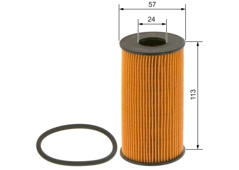 BOSCH YAĞ FİLTRESİ QASHQAI/ 608 118/177/247 1.5 DCI 18> (A6081800600)