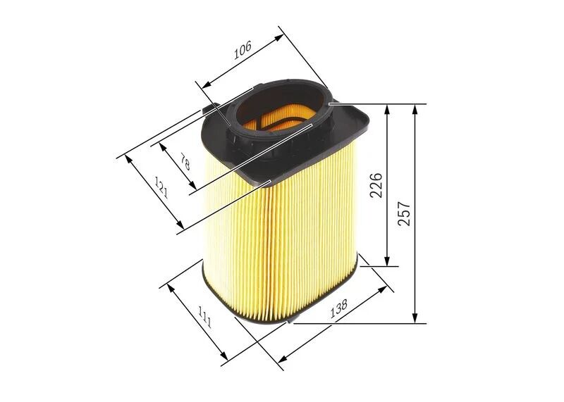 BOSCH HAVA FİLİTRESİ 274    212/205/204 (A2740940004)