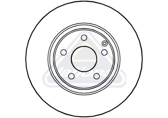 HELLA PAGID ÖN FREN DİSKİ. W211-219. 270-320-400 CDI. (A2114210912)