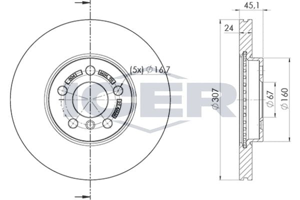 FREMAX ÖN FREN DİSKİ. F45-F46-F48... (34116799351)
