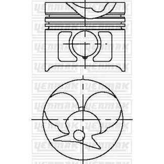 NURAL PİSTON.602/603 LA 87.00 MM        TURBO (28 PİM) (A6020300017)