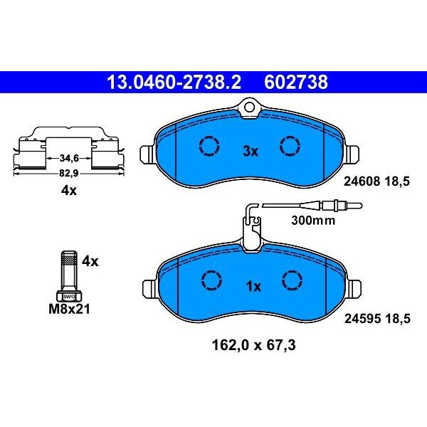 FAE FREN PEDAL MÜŞÜRÜ W202/208/210/170 94> (A0015456409)