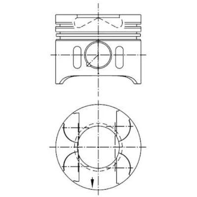 NURAL PİSTON.611 88.50 MM SPR./VITO   CDİ (30 PİM) (A6110301517)